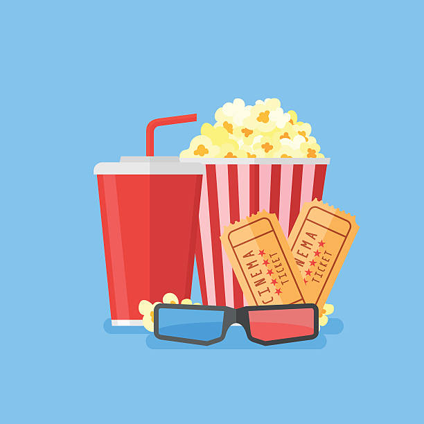 popcorn and movie icon